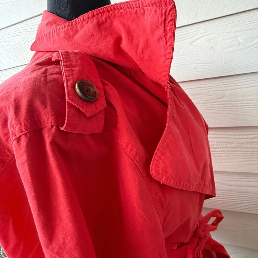 Forever 21 |‎ Red Trench Coat | Size 2XL | NWT
